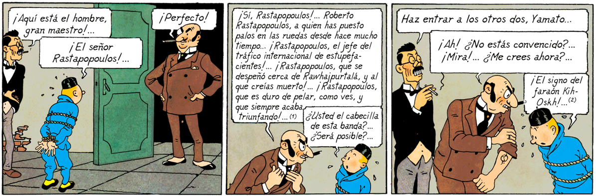 Rastapoulos dans Le Lotus bleu